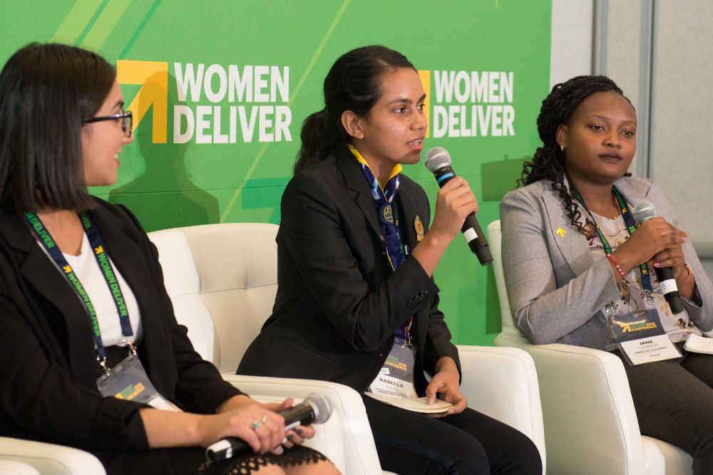 - Nutrition International Youth nutrition advocates speak at How She Leads panel at Women Deliver 2019