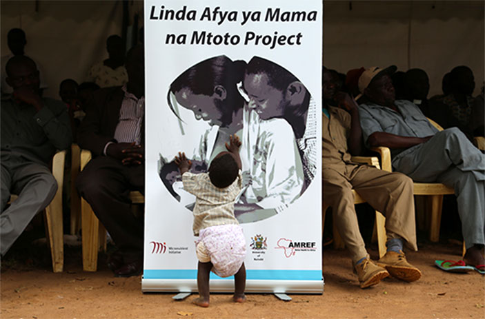 - Nutrition International Support for early and exclusive breastfeeding is an integral part of MI's Linda Afya ya Mama na Mtoto Project in Kakamega County, Kenya.