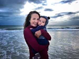 Allison with her son - Nutrition International