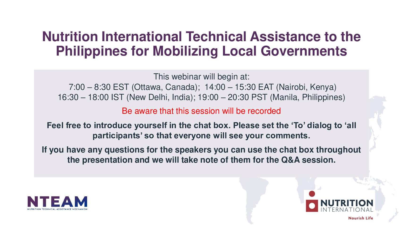 Nutrition International’s technical assistance to the Philippines for mobilizing local governments for improved nutrition action thumbnail